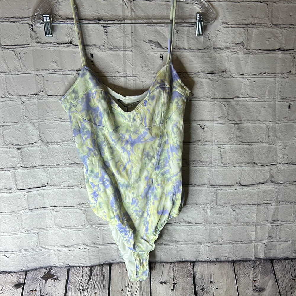 NWT Zara Pastel Tie-Dye Garment/bodysuit size medium